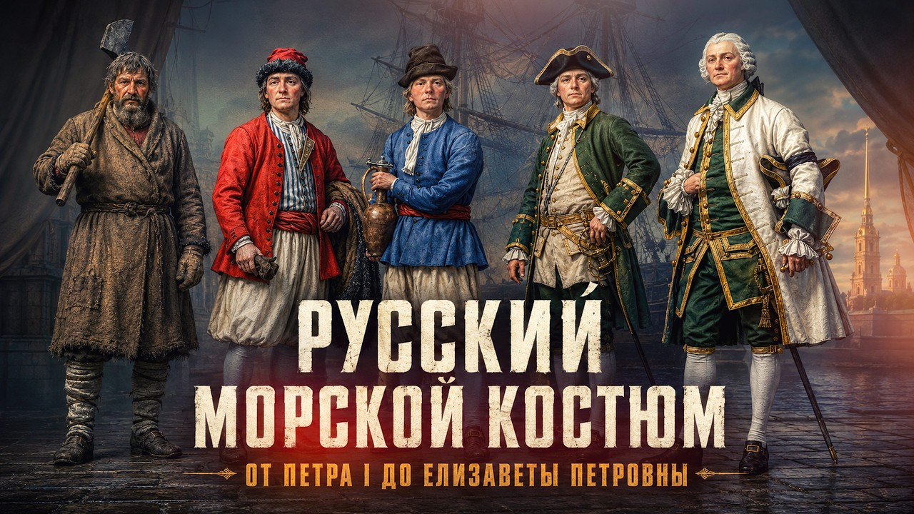 Русский морской костюм от Петра I до Елизаветы Петровны | Кирилл Назаренко. Рассказы о русском флоте