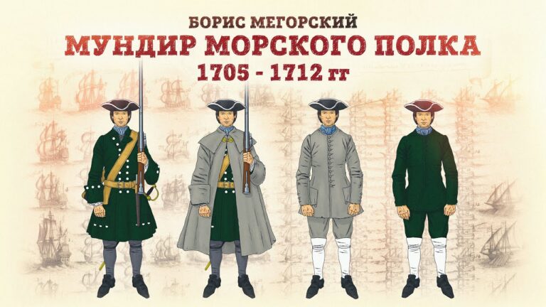 «Мундир морского полка 1705 — 1712 гг‭» Борис Мегорский | Габаевские чтения 2024